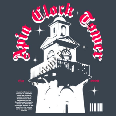 Apia Clock Tower - AS Colour Mens Staple T shirt Design