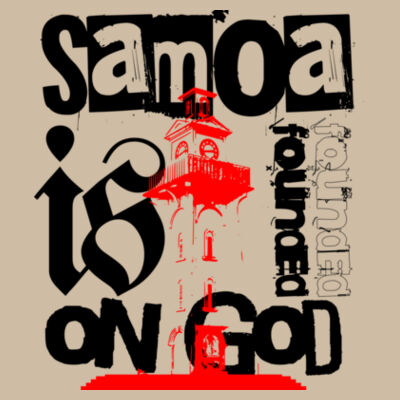 Founded on God - AS Colour Mens Block T shirt Design